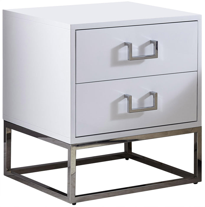 Nova White Side Table