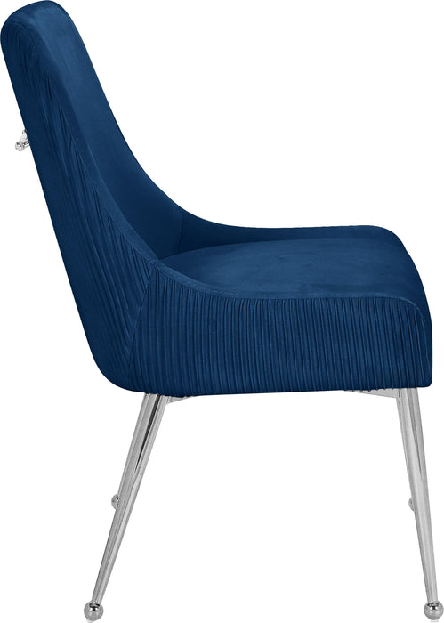 Ace Navy Velvet Dining Chair