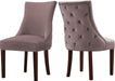 Hannah Pink Velvet Dining Chair image