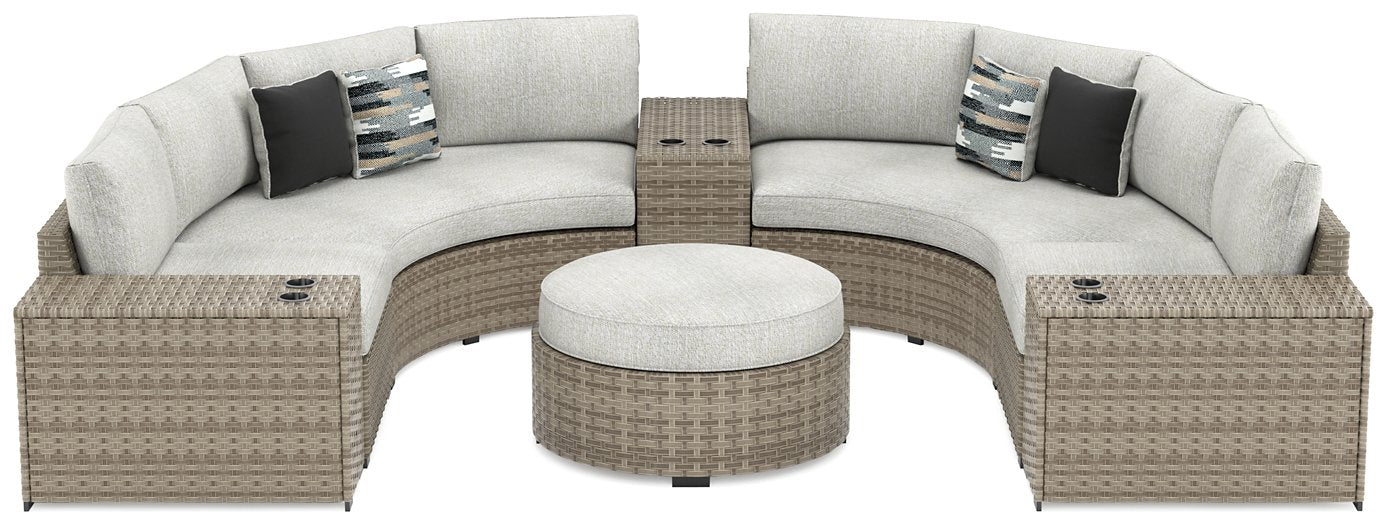 Calworth Outdoor Sectional with Ottoman